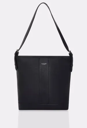 Black Leather Tote Bag Montana